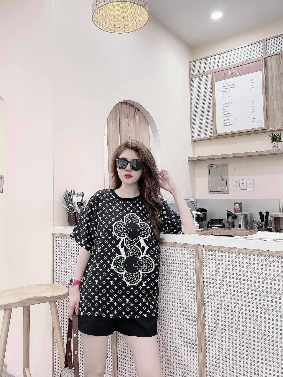 SET BỘ THỂ THAO ĐÙI HỌA TIẾT LV HOA -BTN292